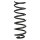 Suspension spring set front coil spring 351mm SPIDAN for MERCEDES C KLASSE