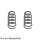 Fahrwerksfeder-Set hinten Schraubenfeder 330mm SPIDAN für MERCEDES E-KLASSE W212
