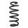 Suspension spring set rear coil spring 302mm SPIDAN for TOYOTA RAV 4