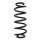 Fahrwerksfeder-Set hinten Schraubenfeder 298mm SPIDAN für VW GOLF VII