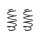 Fahrwerksfeder-Set vorne Schraubenfeder 298mm SPIDAN für VW SCIROCCO III