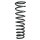 Fahrwerksfeder-Set vorne Schraubenfeder 395mm SPIDAN für ALFA ROMEO 147