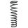 Suspension spring set front coil spring 395mm SPIDAN for ALFA ROMEO 147