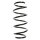 Suspension spring set front coil spring 312mm SPIDAN for OPEL COMBO Tour
