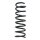 Fahrwerksfeder-Set hinten Schraubenfeder 341mm SPIDAN für FORD FOCUS II