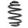 Fahrwerksfeder-Set hinten Schraubenfeder 238mm SPIDAN für BMW 3 (E30)