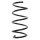 Suspension spring set front coil spring 321mm SPIDAN for BMW 5 Touring