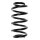 Suspension spring set front coil spring 272mm SPIDAN for AUDI A4 B6