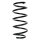 Suspension spring set front coil spring 303mm SPIDAN for OPEL MERIVA A