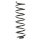 Fahrwerksfeder-Set hinten Schraubenfeder 387mm SPIDAN für AUDI A4 B5