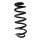 Suspension spring set rear coil spring 335mm SPIDAN for AUDI Q5 FYB