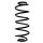 Fahrwerksfeder-Set hinten Schraubenfeder 319mm SPIDAN für FORD PUMA (J2K)