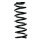 Fahrwerksfeder-Set hinten Schraubenfeder 349mm SPIDAN für PEUGEOT 406 (8B)