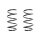 Fahrwerksfeder-Set vorne Schraubenfeder 304mm SPIDAN für BMW 5 Touring