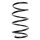 Suspension spring set front coil spring 304mm SPIDAN for BMW 5 Touring