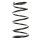 Suspension spring set front coil spring 300mm SPIDAN for SWIFT II