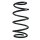 Fahrwerksfeder-Set vorne Schraubenfeder 298mm SPIDAN für OPEL VECTRA B