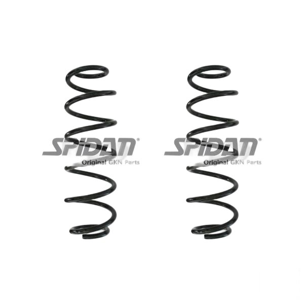 Suspension spring set rear coil spring 333mm SPIDAN for SEAT LEON SC