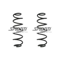 Suspension spring set rear coil spring 333mm SPIDAN for...