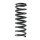 Fahrwerksfeder-Set hinten Schraubenfeder 290mm SPIDAN für MERCEDES 190 (W201)