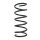 Suspension spring set rear coil spring 297mm SPIDAN for DAIHATSU SIRION M3