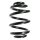Suspension spring set rear coil spring 235mm SPIDAN for BMW 3 Touring