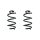 Fahrwerksfeder-Set hinten Schraubenfeder 304mm SPIDAN für NISSAN X-TRAIL II