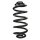 Fahrwerksfeder-Set hinten Schraubenfeder 338mm SPIDAN für BMW X5 (E70)