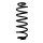 Fahrwerksfeder-Set hinten Schraubenfeder 347mm SPIDAN für VW GOLF VIII