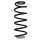 Fahrwerksfeder-Set hinten Schraubenfeder 292mm SPIDAN für PEUGEOT RCZ 1.6