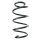 Suspension spring set front coil spring 342mm SPIDAN for POLESTAR POLESTAR 2