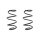 Fahrwerksfeder-Set vorne Schraubenfeder 318mm SPIDAN für BMW X1 (F48)