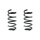 Fahrwerksfeder-Set hinten Schraubenfeder 310mm SPIDAN für ix55 3.0