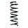 Fahrwerksfeder-Set hinten Schraubenfeder 339mm SPIDAN für FORD S-MAX (WA6)