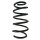 Fahrwerksfeder-Set vorne Schraubenfeder 304mm SPIDAN für OPEL MERIVA B