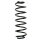 Fahrwerksfeder-Set hinten Schraubenfeder 342mm SPIDAN für MAZDA 2 (DY)