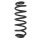 Fahrwerksfeder-Set hinten Schraubenfeder 343mm SPIDAN für SEAT ALHAMBRA (710)