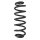 Suspension spring set rear coil spring 343mm SPIDAN for SEAT ALHAMBRA 710