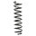 Suspension spring set rear coil spring 351mm SPIDAN for AUDI A4 B5