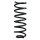 Fahrwerksfeder-Set hinten Schraubenfeder 350mm SPIDAN für OPEL VECTRA B