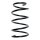Suspension spring set front coil spring 318mm SPIDAN for TOYOTA COROLLA