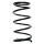 Suspension spring set front coil spring 369mm SPIDAN for SPACE STAR