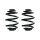 Fahrwerksfeder-Set hinten Schraubenfeder 229mm SPIDAN für BMW Z4 Roadster