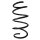 Suspension spring set front coil spring 328mm SPIDAN for TOYOTA COROLLA