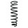 Suspension spring set front coil spring 367mm SPIDAN for MAZDA 6 Station