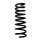 Fahrwerksfeder-Set hinten Schraubenfeder 263mm SPIDAN für HONDA CR-V III
