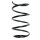 Fahrwerksfeder-Set vorne Schraubenfeder 320mm SPIDAN für BMW 5 Touring