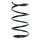 Suspension spring set front coil spring 320mm SPIDAN for BMW 5 Touring
