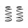 Fahrwerksfeder-Set vorne Schraubenfeder 322mm SPIDAN für FORD C-MAX II