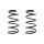 Suspension spring set front coil spring 322mm SPIDAN for FORD C MAX II